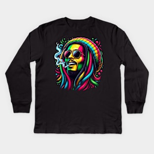 Bob Marly Kids Long Sleeve T-Shirt